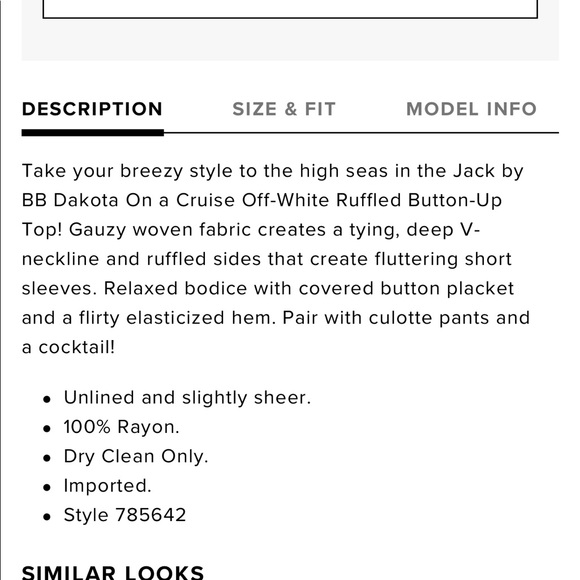 Lulus Ruffles White Button-Up Top - Picture 9 of 9